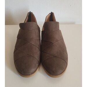 Dr. Scholls Womens Always Band Slip On Shooties Olive Green Ankle Bootie Size 6M